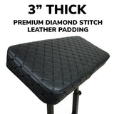 CAM Adjustable XXL Arm Rest - Diamond Stitch - Premium 3" High Density Padding