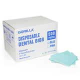 Disposable Lap Cloths / Dental Bibs 13" x 18" (500/Case) - Multiple Color Options