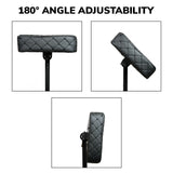 CAM Adjustable XXL Arm Rest - Diamond Stitch - Premium 3" High Density Padding