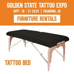 Tattoo Bed Rental for Longhorn State Tattoo Expo 2025